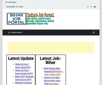 Biharjobportal.com(Bihar Job Portal) Screenshot