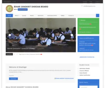 Biharsanskritboardpatna.com(BIHAR SANSKRIT SHIKSHA BOARD) Screenshot