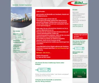 Bihl-GMBH.de(Die Bihl GmbH löst Ihre Recycling) Screenshot