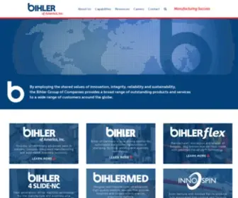 Bihler.com(Bihler Group Companies) Screenshot