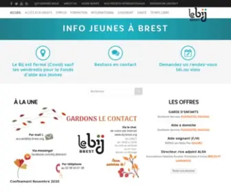 Bij-Brest.org(Information Jeunesse de Brest) Screenshot