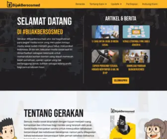 Bijakbersosmed.id(Kampanye Literasi Digital Media Sosial Indonesia) Screenshot