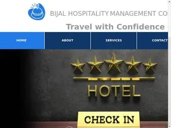 Bijalhospitality.com(Bijal Hospitality Management) Screenshot