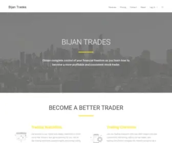 Bijantrades.com(Stock Market Trading School) Screenshot