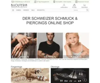 Bijouteria.ch(Schmuck & Piercings online bestellen) Screenshot