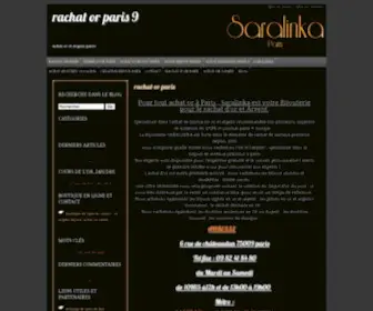 Bijouterie-Saralinka.fr(Rachat or et argent à paris) Screenshot