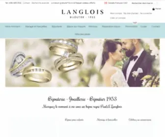 Bijouterielanglois.com(Bijouterie Langlois) Screenshot