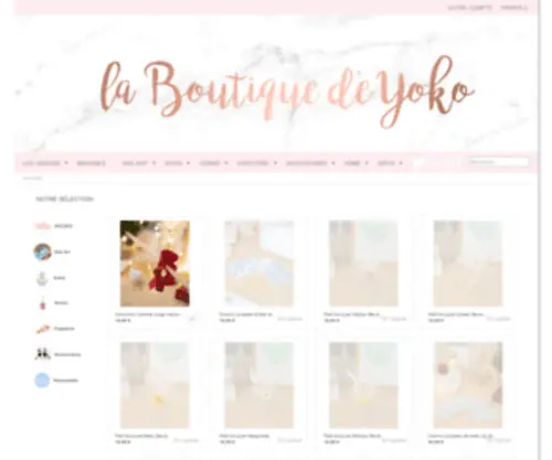 Bijoux-Faits-Main.com(Les Bijoux de Yoko) Screenshot