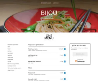 Bijouzoetermeer.nl(Eten bestellen in Zoetermeer) Screenshot