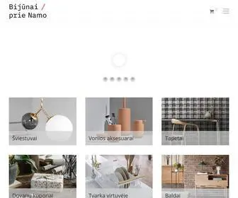 Bijunai-Prienamo.lt(Skandinaviškas Namų Dekoras Internetu) Screenshot