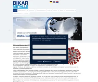 Bikar.com(BIKAR-METALLE GmbH) Screenshot