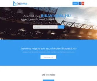 Bikaviadal.hu(Ingyenes emailcím domainnel) Screenshot