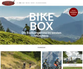 Bike-BOX.com(CUBE Händler München) Screenshot