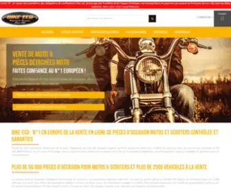 Bike-ECO.fr(Leader de la pièce détachée d'occasion contrôlée et garantie pour moto et scooter en Europe) Screenshot