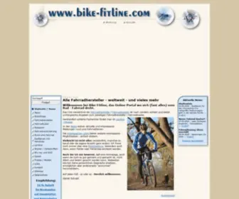 Bike-Fitline.com(Fahrrad Radsport Fahrradhersteller Bike Velo Mountainbike Trekkingbike Tandem Sport Liegerad) Screenshot