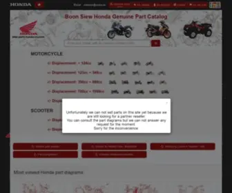 Bike-Parts-Honda-MY.com(# HONDA Motorcycles Malaysia) Screenshot