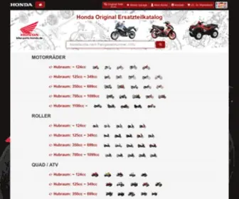 Bike-Parts-Honda.de(# HONDA MOTORRÄDER) Screenshot
