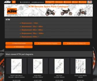 Bike-Parts-KTM.com(# KTM) Screenshot