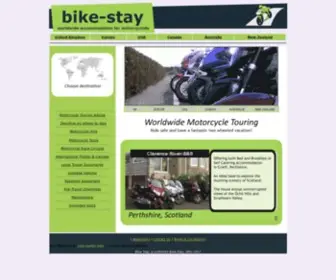 Bike-Stay.net(Motorcycle Friendly/Biker Friendly Accommodation Directory) Screenshot