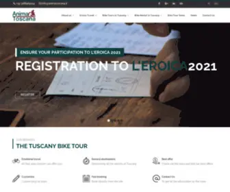 Bike-Tour-Tuscany.com(Bike Tours in Tuscany) Screenshot