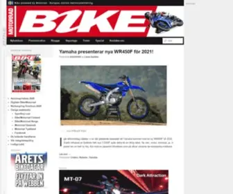 Bike.se(Nyheter och tester om motorcyklar) Screenshot