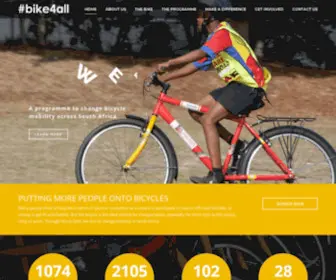 Bike4ALL.co.za(Putting More People onto Bicycles) Screenshot