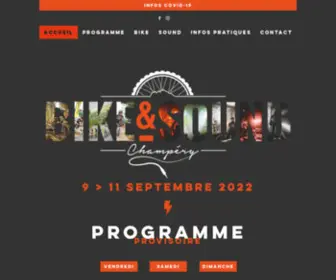 Bikeandsoundfestival.ch(Bike and Sound) Screenshot
