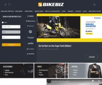 Bikebiz.com.au Screenshot