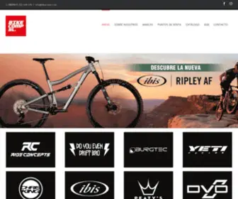 Bikecomp.com(Distribuidor en exclusiva para España de la prestigiosa marca norteamericana de bicicletas Santa Cruz) Screenshot