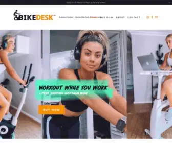 Bikedesk.com.au(Australia's Number 1 Exercise Bike Desk) Screenshot