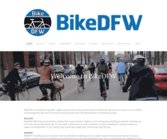 Bikedfw.org(We are a 501(c)(3)) Screenshot