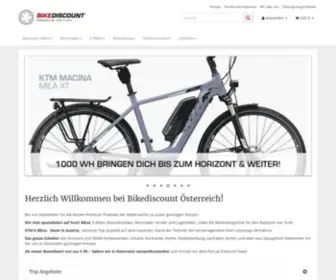 Bikediscount.at(Österreich) Screenshot