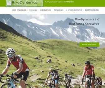 Bikedynamics.co.uk(Professional Bike Fitting at BikeDynamics Ltd) Screenshot