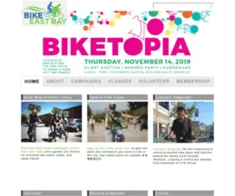 Bikeeastbay.org(Bike East Bay) Screenshot