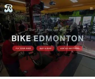 Bikeedmonton.ca(Bike Edmonton) Screenshot