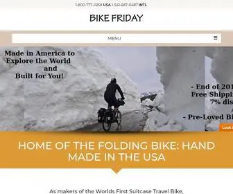 Bikefriday.com(Bike Friday) Screenshot