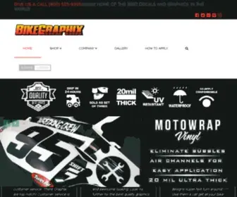 Bikegraphix.com(Motocross graphics) Screenshot