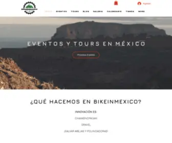 Bikeinmexico.com(Eventos y Tours de Ciclismo en México) Screenshot