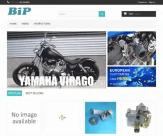 Bikeintakeperformance.com(Virago, Goldwing, Yamaha, Honda, Single, Carburetor, Manifold, Air, Filters) Screenshot