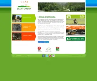 Bikeinumbria.it(Bici in Umbria) Screenshot