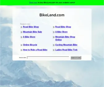 Bikeland.com(The Leading Bikes Site on the Net) Screenshot