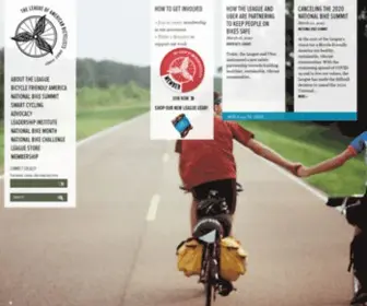 Bikeleague.org(League of American Bicyclists) Screenshot