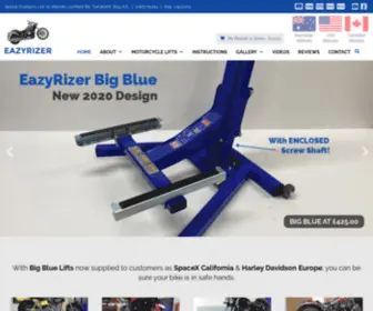 Bikelift.com(BIG BLUE Motorcycle Lift) Screenshot