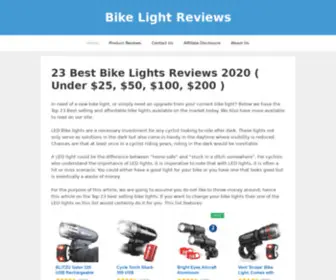 Bikelightreviews.net(Bikelightreviews) Screenshot