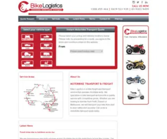 Bikelogistics.com.au(Bike Logistics) Screenshot