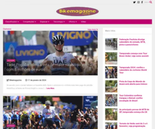 Bikemagazine.com.br(Bikes) Screenshot