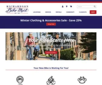 Bikemart.com(Richardson Bike Mart) Screenshot