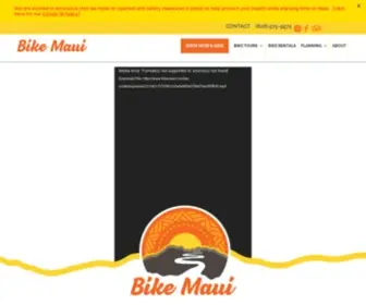 Bikemaui.com(Downhill Maui Bike Tours & Rentals in Maui) Screenshot