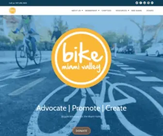 Bikemiamivalley.org(Bicycle Advocacy for the Miami Valley) Screenshot