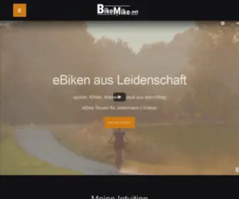 Bikemike.net(Die Leidenschaft fürs eBiken) Screenshot